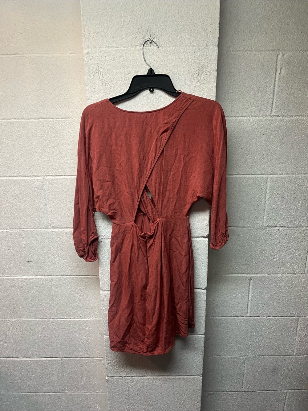 Anthropologie Rose Wrap Mini Dress with Tie Waist - Picture 5 of 7